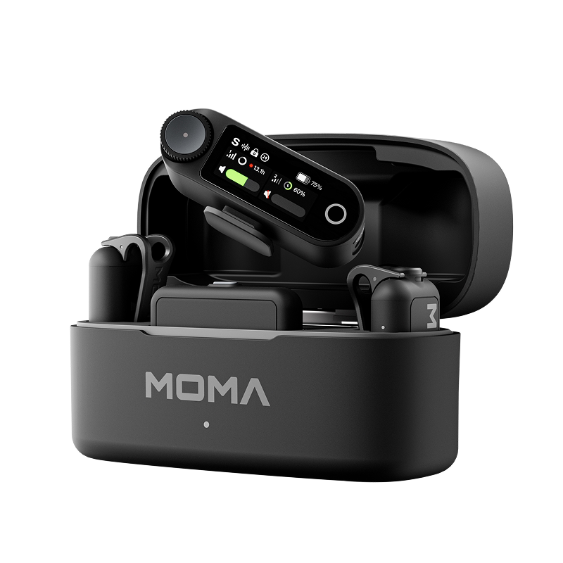 猛玛LARK MAX 2一拖四麦克风Ai降噪领夹麦一拖四四发一收无线麦克风