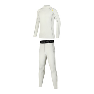 儿童高领运动服套装篮球打底紧身衣体能训练服户外骑行跑步健身衣