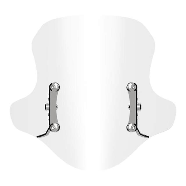 适配豪爵虎鲨VX125风挡踏板摩托车挡风板改装配件afr125挡风玻璃