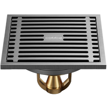 Kabei floor drain deodorant bathroom 304 stainless steel gun gray bathroom shower washing machine magnetic levitation copper core