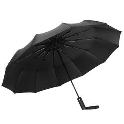 Fully automatic large folding umbrella sunscreen anti-ultraviolet wind-resistant sun umbrella parasol men's and women's sunny and rainy dual-use