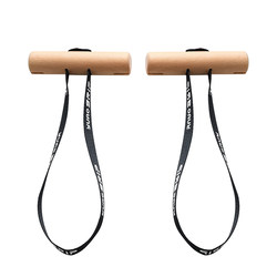 Fitness solid wood grip accessories rowing pull-up pull-up artifact pull handle door clip household tension rope