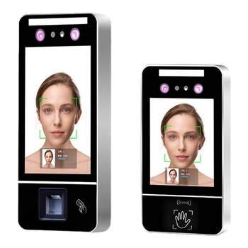 Dynamic face access control machine fingerprint card recognition attendance