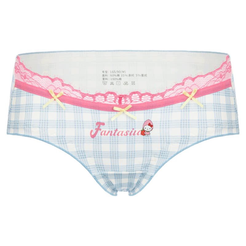 Sweet Berry KT ~ Cute Girls' Sweet Breathable Pure Cotton Crotch Panties Women's 2026 New Style Comfortable Women's Triangle Panties