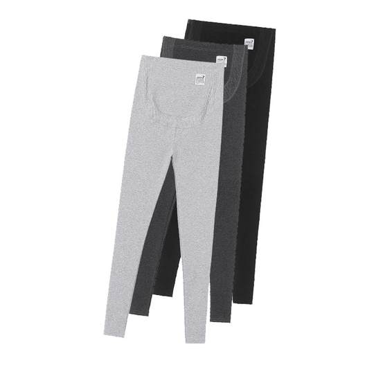 婧麒孕妇打底裤子秋冬外穿纯棉2025新款孕期不勒肚子加绒厚棉裤