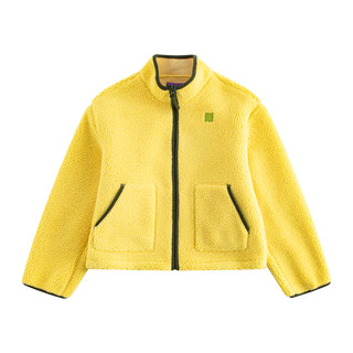 riverstone plus 多巴胺摇粒绒麂皮休闲外套女加厚立领羊羔绒上衣