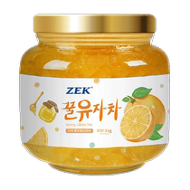 ZEK miel de pamplemousse thé 1000g Corée original importé miel pomace thé eau de thé fruits à thé de miel confiture de fruits