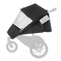 UPPAbaby Ridge stroller main seat comes with a functional rain cover