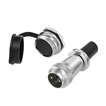 WS20 aviation plug rear nut socket male and female connector 2-pin 3-pin 4-pin 5-pin 6-pin 10-pin 12-pin TQ ZM