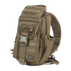ROGISI/Lujiesi 전술 가슴 가방 단일 어깨 크로스 바디 가방 사이클링 아처 육군 위장 대용량 가방 10R43