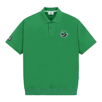 WAAC Little Devil Korean Golf Mens Short Sleeve 24 Summer Fashionable Comfortable and Versatile Lapel Polo Shirt
