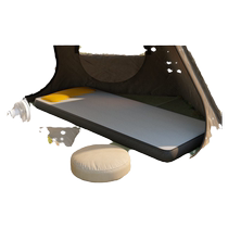 Matelas gonflable double extérieur pique-nique tente de camping simple portable pliable ménager épaisseur matelas résistant à lhumidité