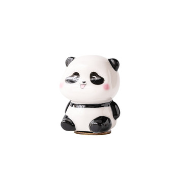 Cicada house panda lucky tea pet ornaments