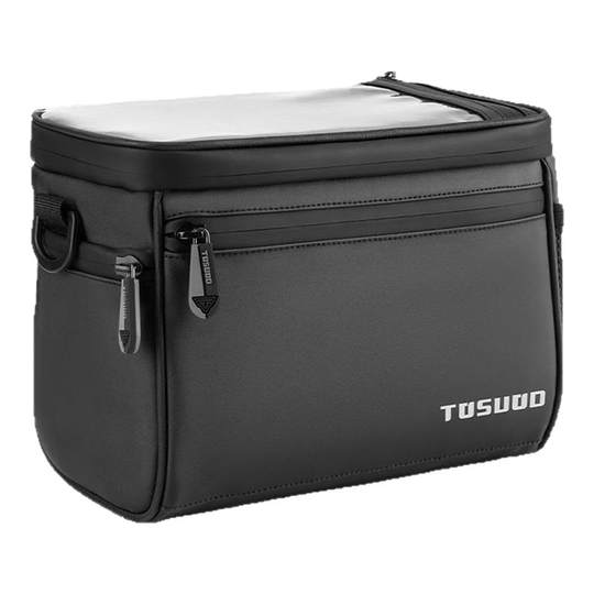 Bolsa de bicicleta bolsa de alforja delantera bolsa de viga delantera multifuncional