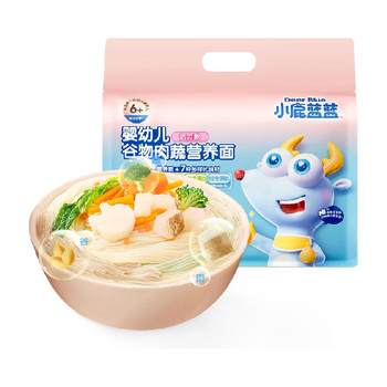 Xiaolulanlan infant cereal meat and vegetable nutritional noodles