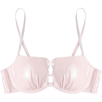 Miss Curious Summer Thin Small Breast Sexy Underwear Womens Pure Lust Bra Set French Anti-Sagging Breast Reduction