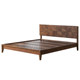 Zi Sumu is a Nordic two-person black walnut double bed