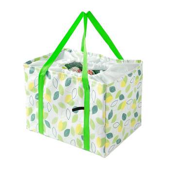 Spring outing picnic basket foldable, insulated and refrigerated