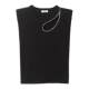 SANDRO sleeveless T-shirt French imitation diamonds