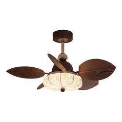 Soyan Chinese-Style Fan Lamp, Eye-Protecting, Silent, for Living Room, Bedroom, Dining Room, Study, Retro Song-Style Aesthetics, New Model