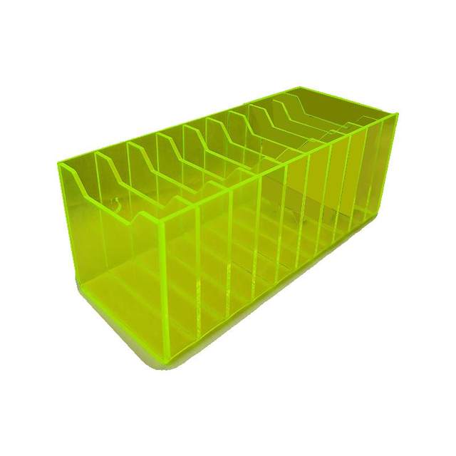 Mobile phone eyelash multi-grid tempered film storage rack storage box