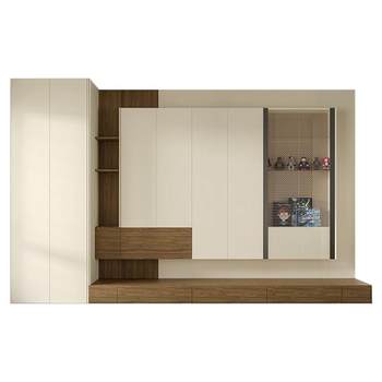 Gold medal wardrobe decoration whole house customized walk-in wardrobe home bedroom cloakroom furniture 10 packages