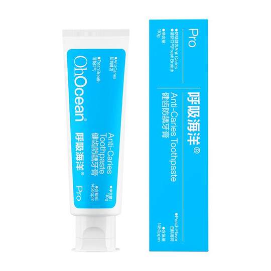 Breathe Ocean Fluoride Toothpaste for Anti-Cavities and Whitening