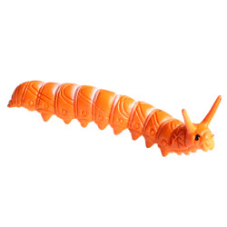 Simulated Caterpillar Plastic Model Silkworm Worm Cabbage Caterpillar Prank Scare Props Children's Toys Early Education Aids