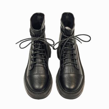 Black Martin boots 2022 new autumn boots short versatility short boots Internet Celebrity British style ins trend short-tube autumn shoes Women's autumn shoes