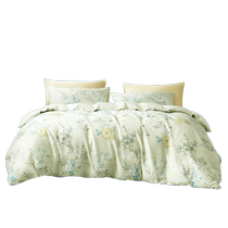 Fuanna Home Textiles Xinjiang cotton twill six-piece set 100% cotton pure cotton fresh style bed sheet quilt cover bedding