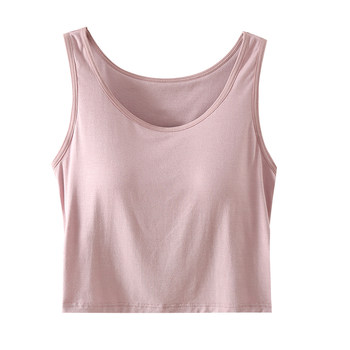 Bra suspender navel-exposed vest sleeveless inner base shirt