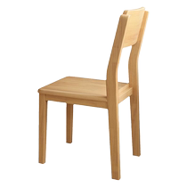 Signature all solid wood dining chair simple modern log chair computer desk chair Nordic home restaurant dining chair