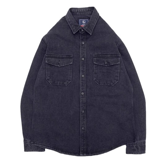 Camisa vaquera pesada color caqui Ami para hombre