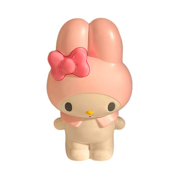 Cute kt cat makeup brush storage cylinder melody pen holder desktop student stationery storage box creative ornament gift