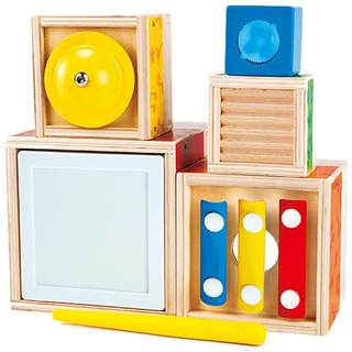 Hape five-level musical instrument set box baby intelligence gua