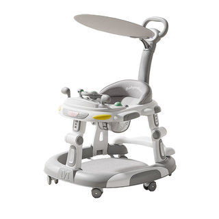 2025 new baby walker anti-rollover multifunctional three-in-one stroller baby walker foldable and smooth