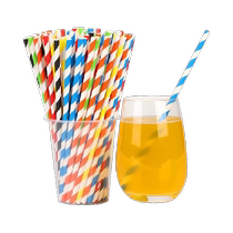 Edo Disposable Straw Paper Straws Degradable Independent Packaging Pregnant Women Children Straws Juice DIY Straws