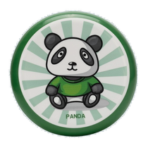Lanbu Blue Step Panda Printed Soft Frisbee Summer New Childrens Sports Training Leisure Toy Y78405