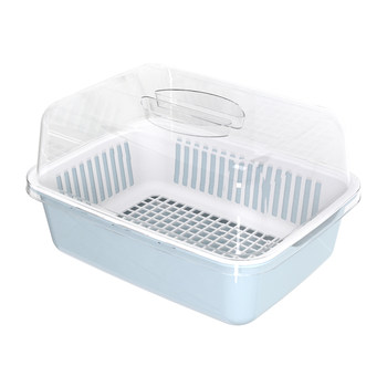Kitchen drain bowl rack double-layer tableware chopstick storage box