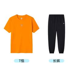 361 children's clothing boys and girls quick-drying short-sleeved suit 2024 summer big children's sports trousers children's sports two-piece set