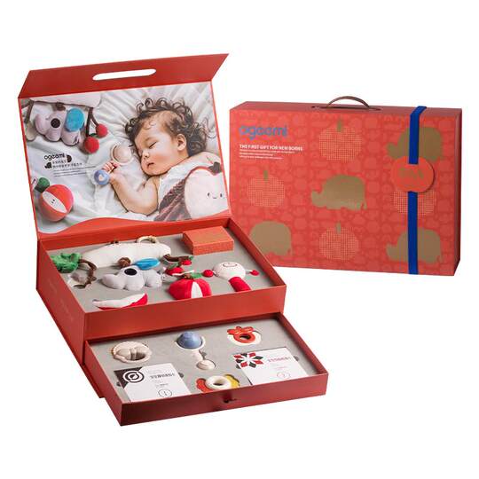 Jimi Newborn Baby Meet and Greet Gift Box Soothing Toy Snake Baby Born from 0 to 6 Month Full Moon Gift Christmas High-end