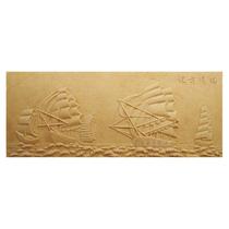 Sandstone mural dragon and phoenix playing with beads three-dimensional carving villa exterior wall decoration relief background wall new handmade sand sculpture painting