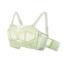 Fat mm plus size underwear summer thin strapless anti-slip tube top push-up anti-sagging big breasts showing small lift bra