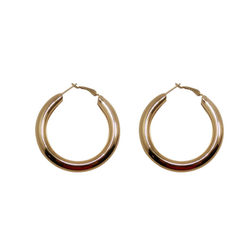ins earrings hoop ຂະຫນາດໃຫຍ່ 2024 ແນວໂນ້ມໃຫມ່ຄົນອັບເດດ: ເອີຣົບແລະອາເມລິກາ exaggerated temperament retro ຕຸ້ມ hoop ຫນາ earrings