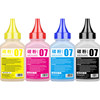 Suitable for HP M281fdw toner M277dw M254dw CF500A CF400A M281fdn M252n M280nw toner cartridge 202A 201A color red, yellow and blue printer toner