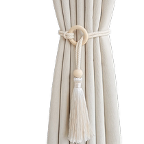 Curtain binding with rope Nordic simple B&B creative white gauze curtain storage buckle drawstring fixed rope tie