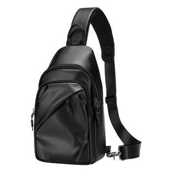 L&m messenger bag men's large-capacity chest bag commuter bag