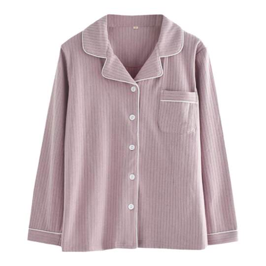 Autumn and winter pit strips, velvet and hairy couple pajamas tops