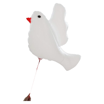 Sports cheerleading props atmosphere entrance creative props childrens handheld objects peace dove balloon props