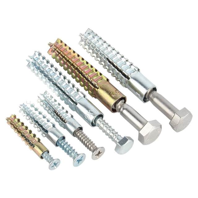 Iron serrated gecko expansion screw metal expansion